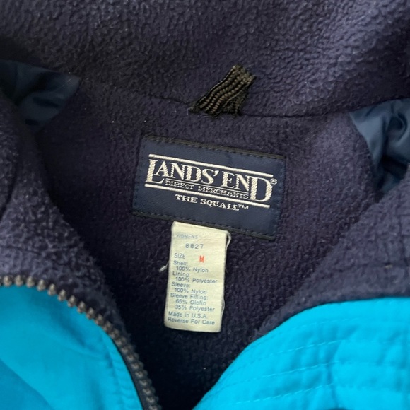 Lands’ End Blue The Squall Medium women’s jacket - Picture 5 of 10